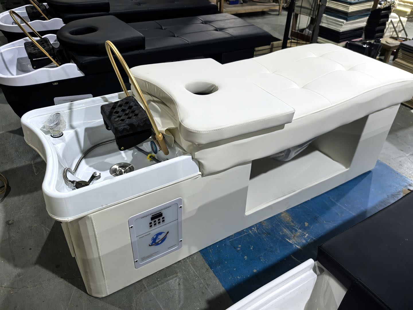 Japanese Shampoo Chair with Head Spa & Water Circulation | Hair Salon Equipment & Massage Furniture