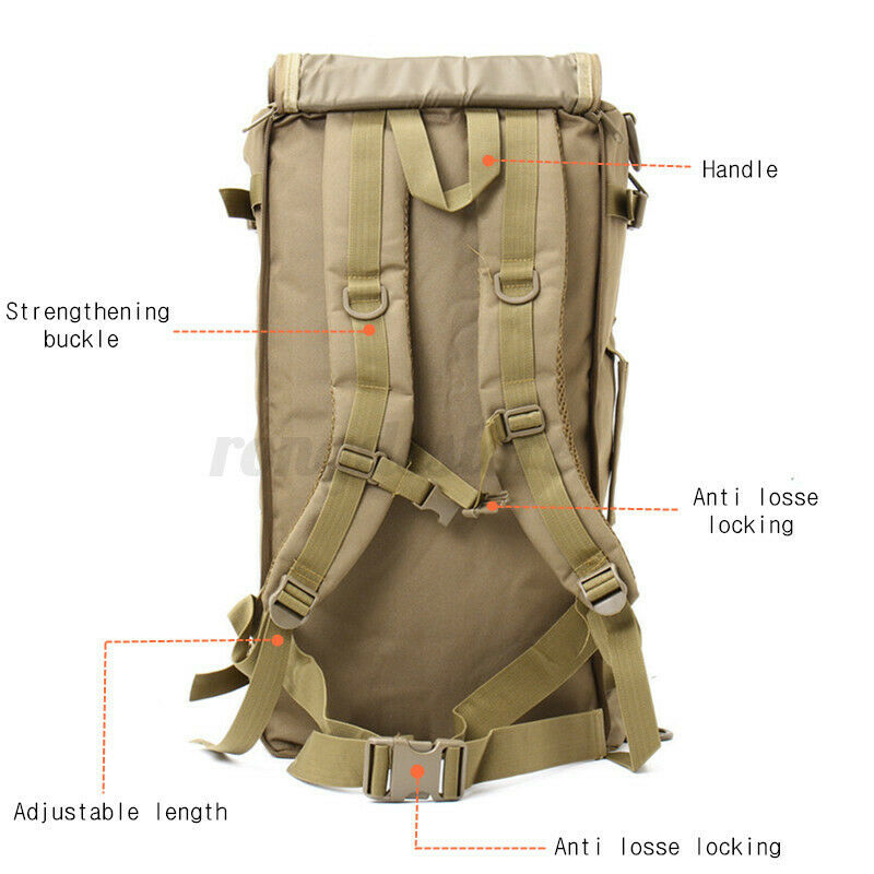 50L Outdoor Military Tactical Backpack Sport Camping Travel