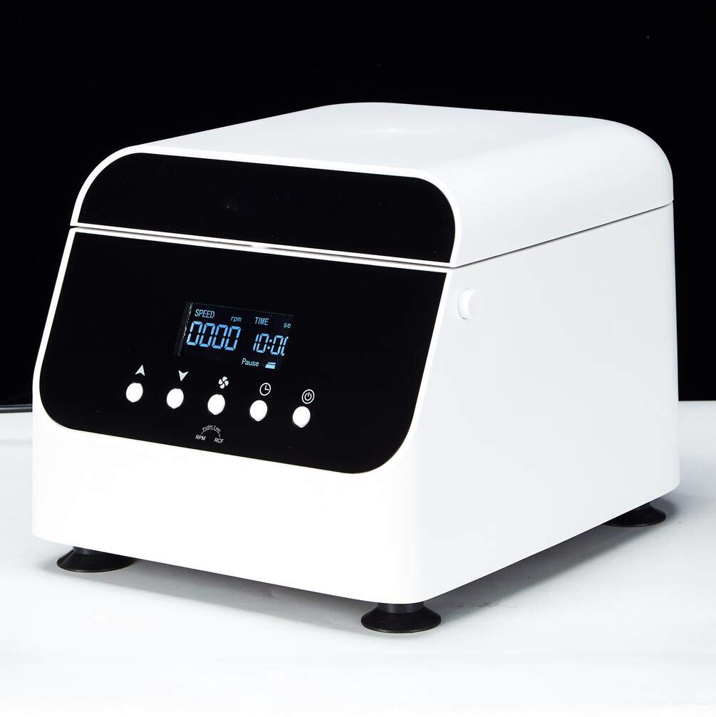 Lab PRP Centrifuge 4×100ml – 4000 RPM Benchtop with Timer & LCD, 110V