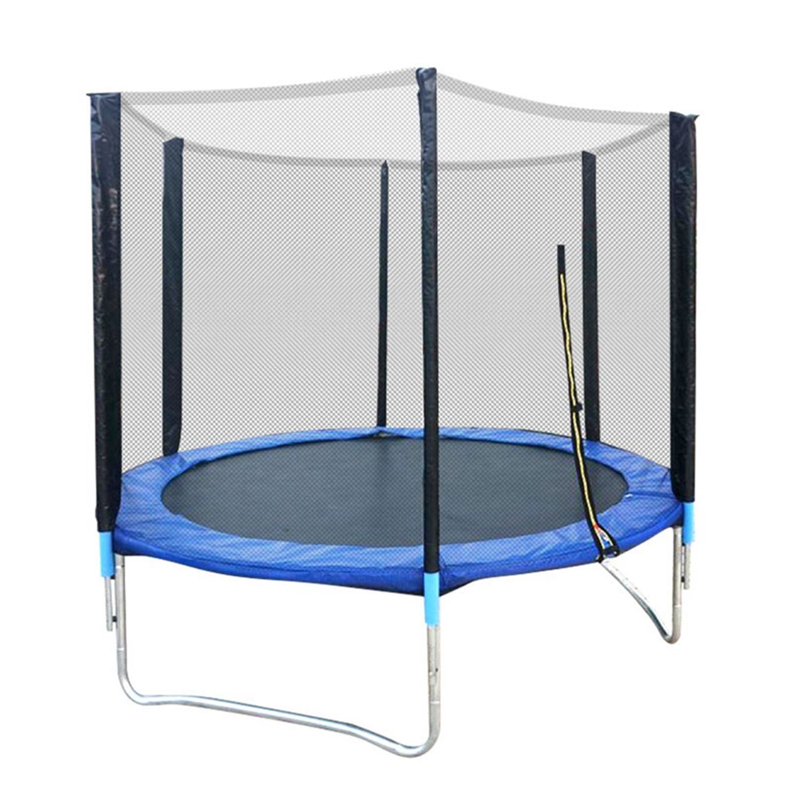72 Kids Trampoline With Enclosure Net Jumping Mat And Spring