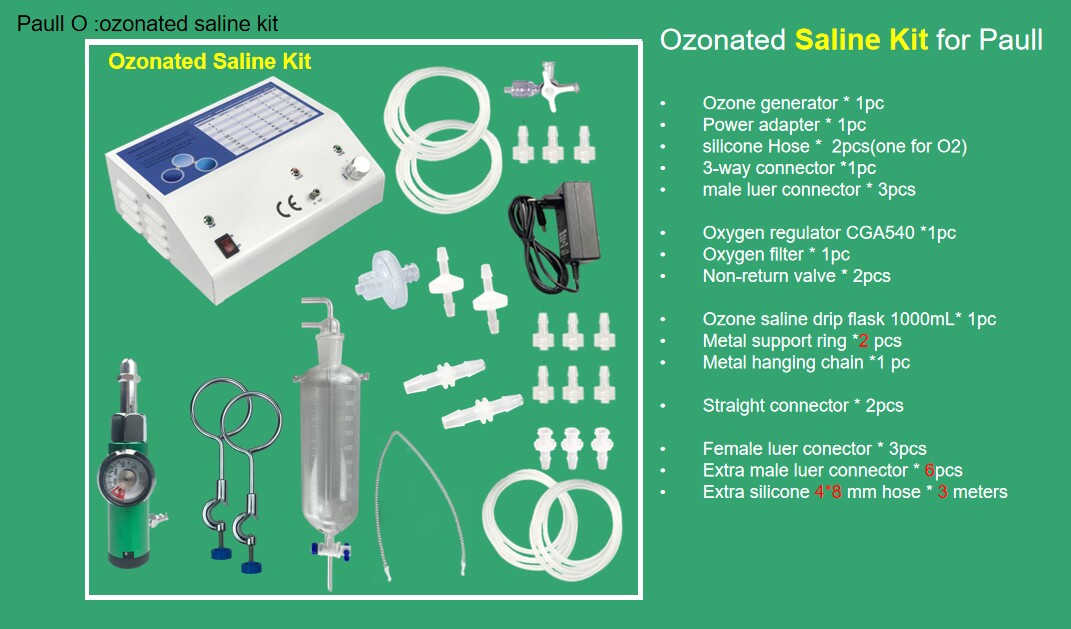 Ozonated Saline Kit For Home Use I Medical Home Ozone Kit I Ozone Therapy Machine
