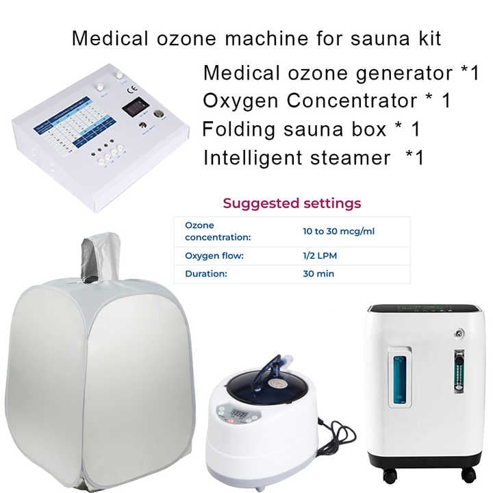 Enhance Body and Mind Health with a Foldable Ozone Sauna and Medical Ozone Machine MAOTMD sauna kit