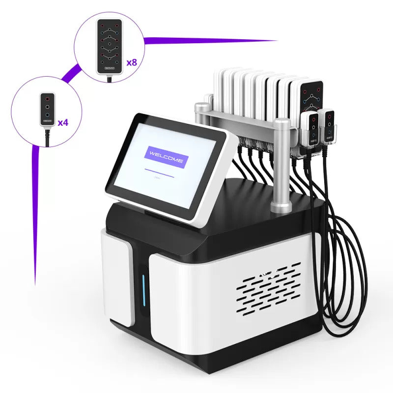 6D Lipo Laser Machine with 6 Wavelengths & 12x160mW Pads for Advanced Body Sculpting & Fat Reduction