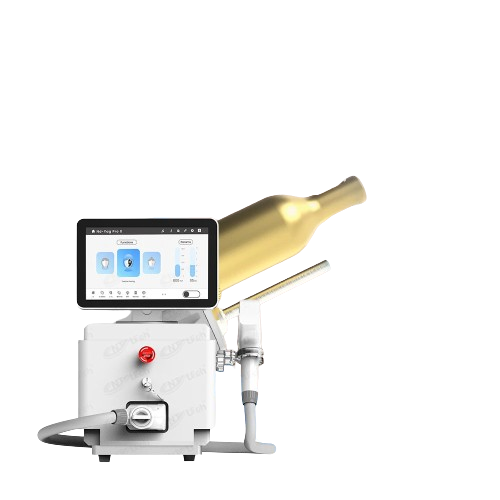 Effortless Tattoo Removal: 755nm, 532nm, 1064nm ND YAG Laser Machine with Air Cooler Head