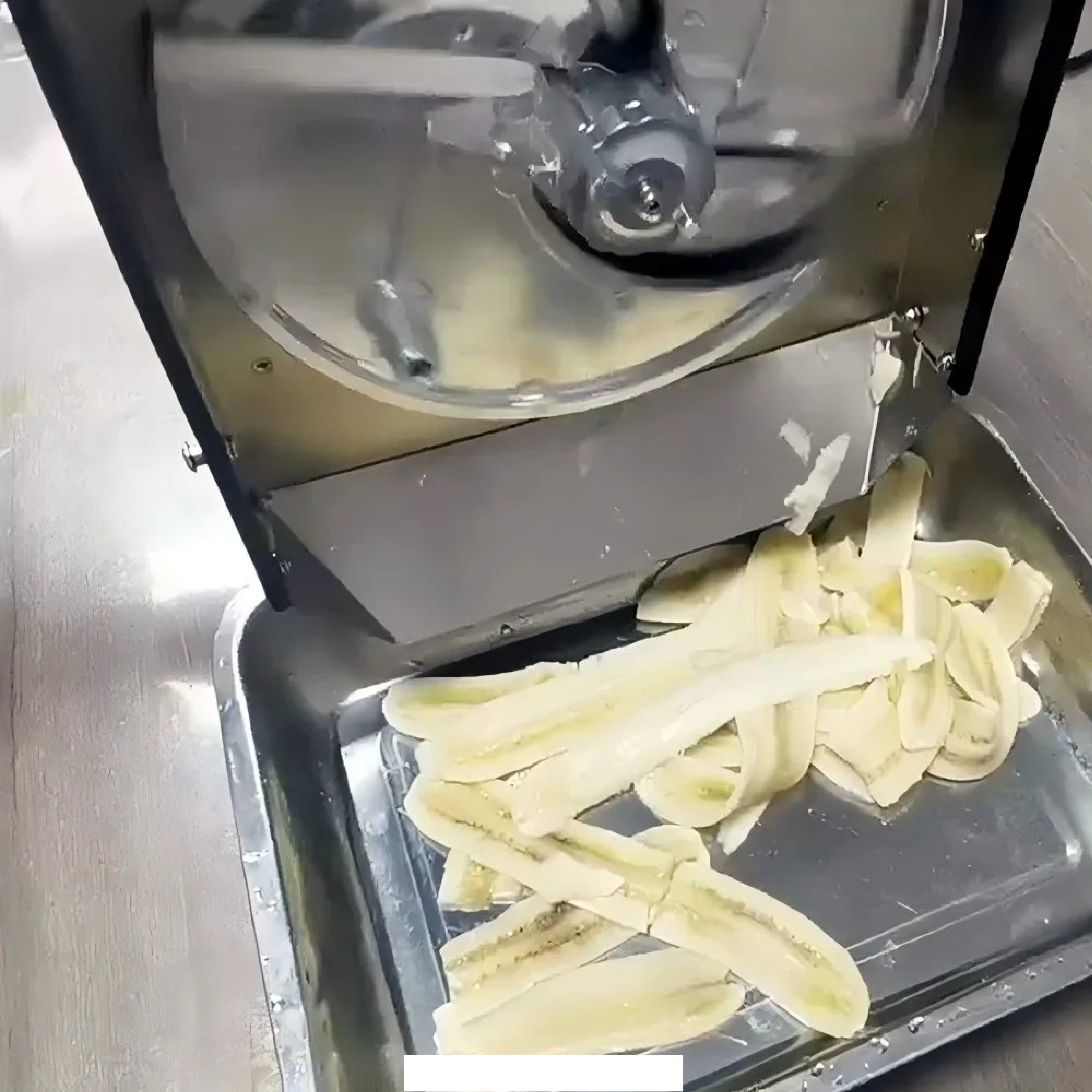 Electric Food & Vegetable Chip Cutter – Slice Bananas, Potatoes, Plantains & More