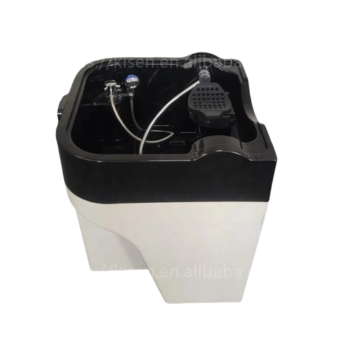 Portable Shampoo Basin Sink with Movable Heating, Water Head Therapy, and Fumigation for Beauty Bed Use