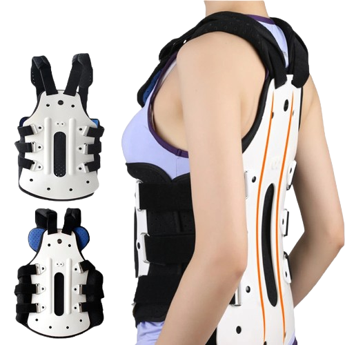 Adjustable Thoracolumbar Spinal Back Brace: Support for Kyphosis, Osteoporosis, Scoliosis, and Post-Surgery - Hunchback Relief Included