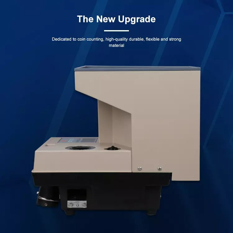 Automatic Coin Counter High Speed Sorting Machine Clear Led