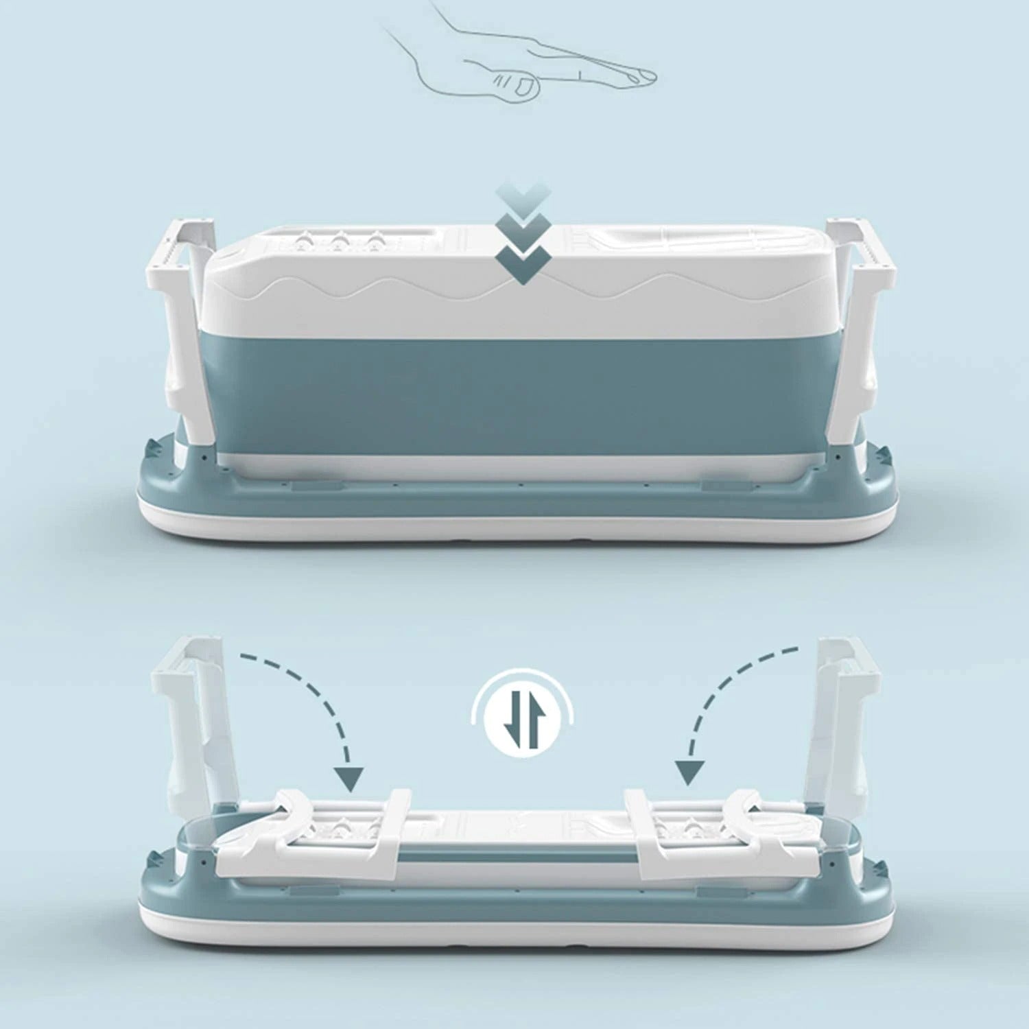 Baby Bath tub Large Portable Folding Collapsible Baby