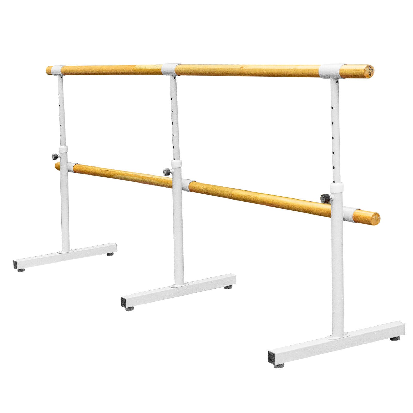 Ballet Barre 13FT Freestanding Bar Double Pine Dancing