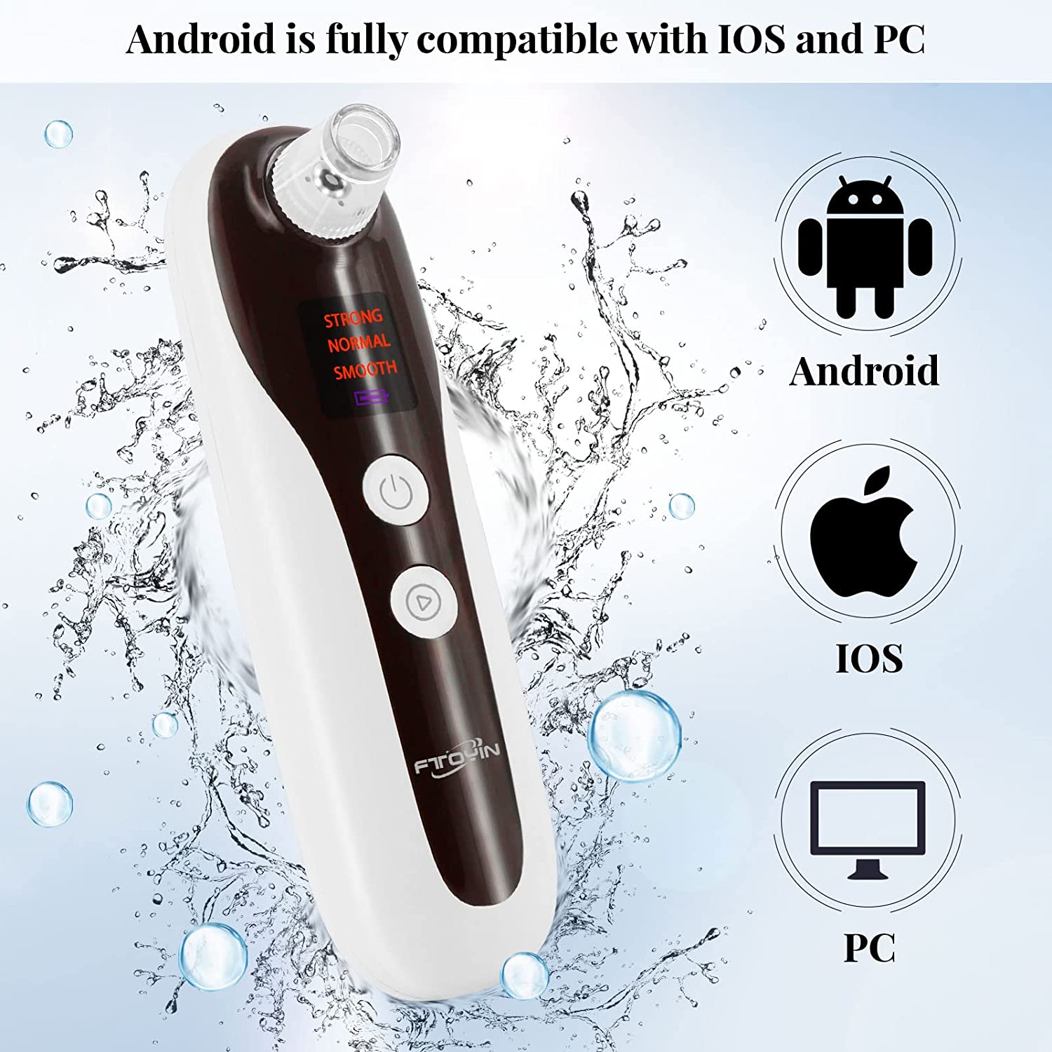 Blackhead Remover Pore Vacuum with Camera with Kit Suction