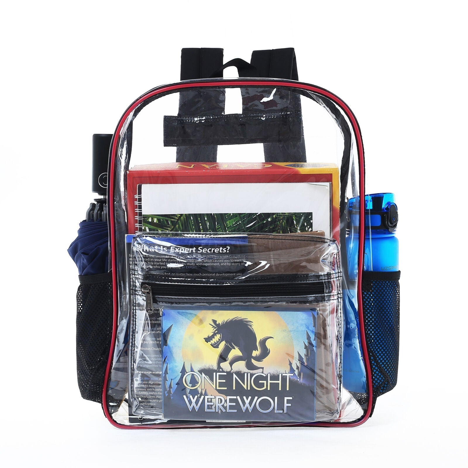 Clear Backpack Heavy Duty Transparent See Security Stadium