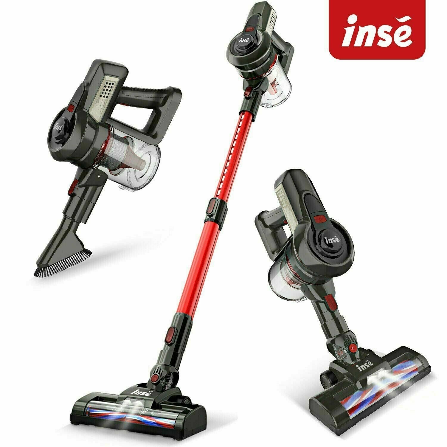Cordless Vacuum 12Kpa 2 in 1 Stick Best Vacuum Cleaner -