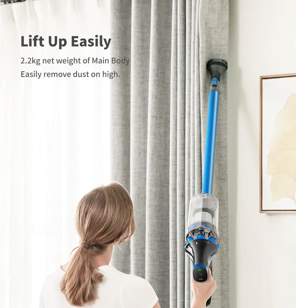 Cordless Vacuum Cleaner 23000Pa Powerful Suction LED Touch