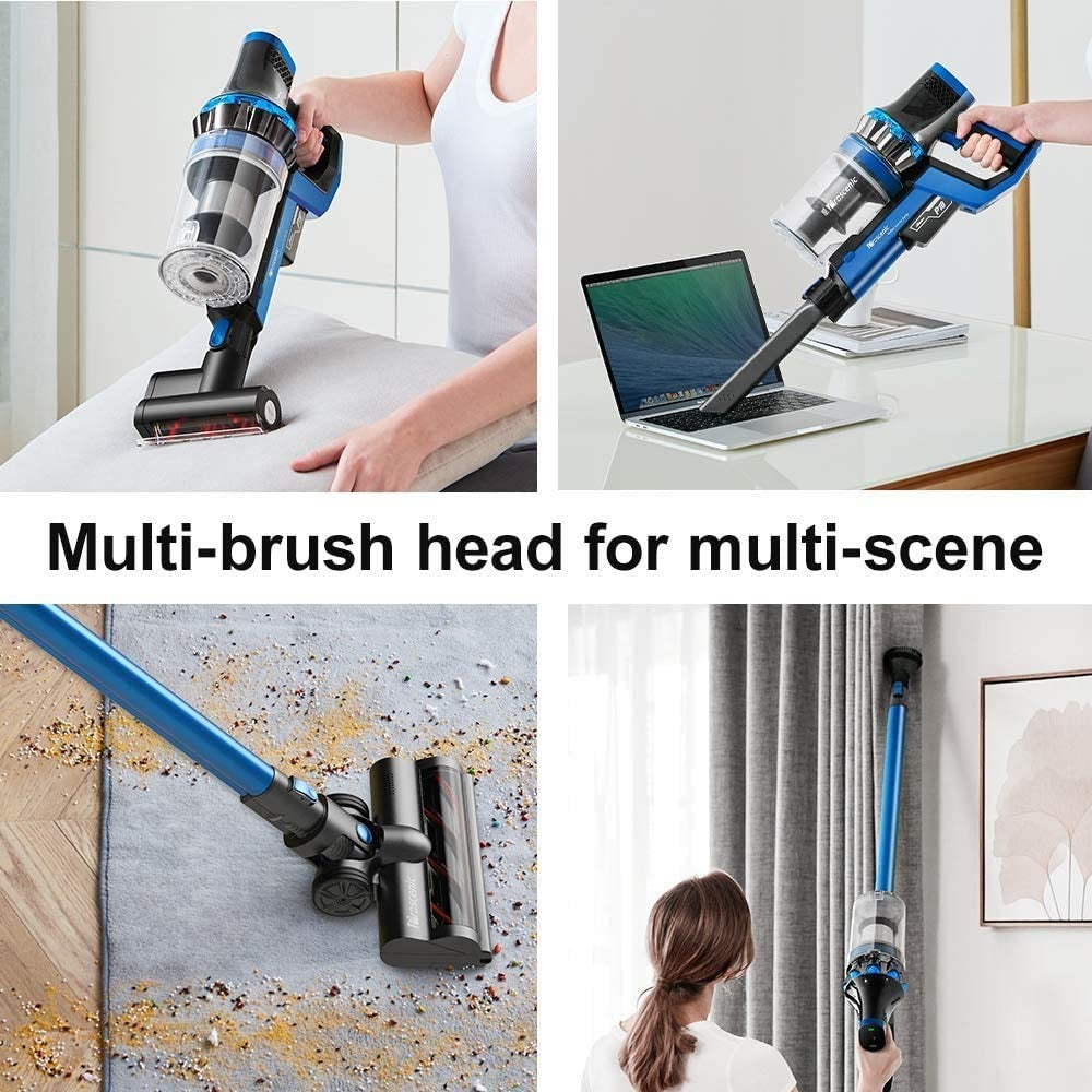 Cordless Vacuum Cleaner 23000Pa Powerful Suction LED Touch