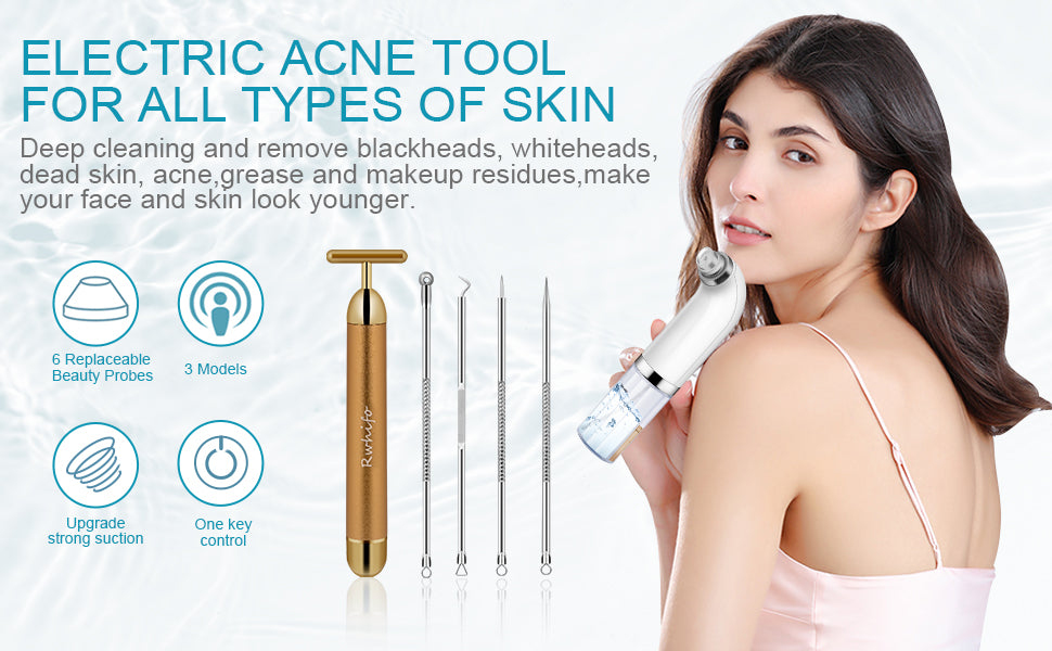 Electric Acne Tool Set USB Charging Blackhead Remover Pore
