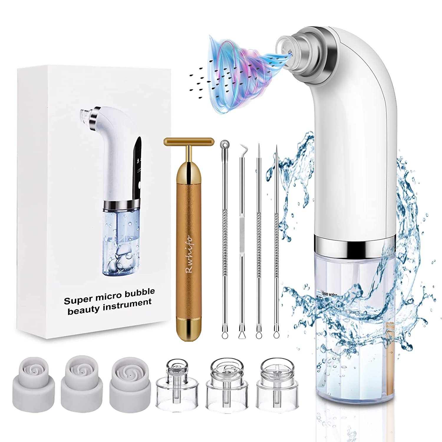 Electric Acne Tool Set USB Charging Blackhead Remover Pore
