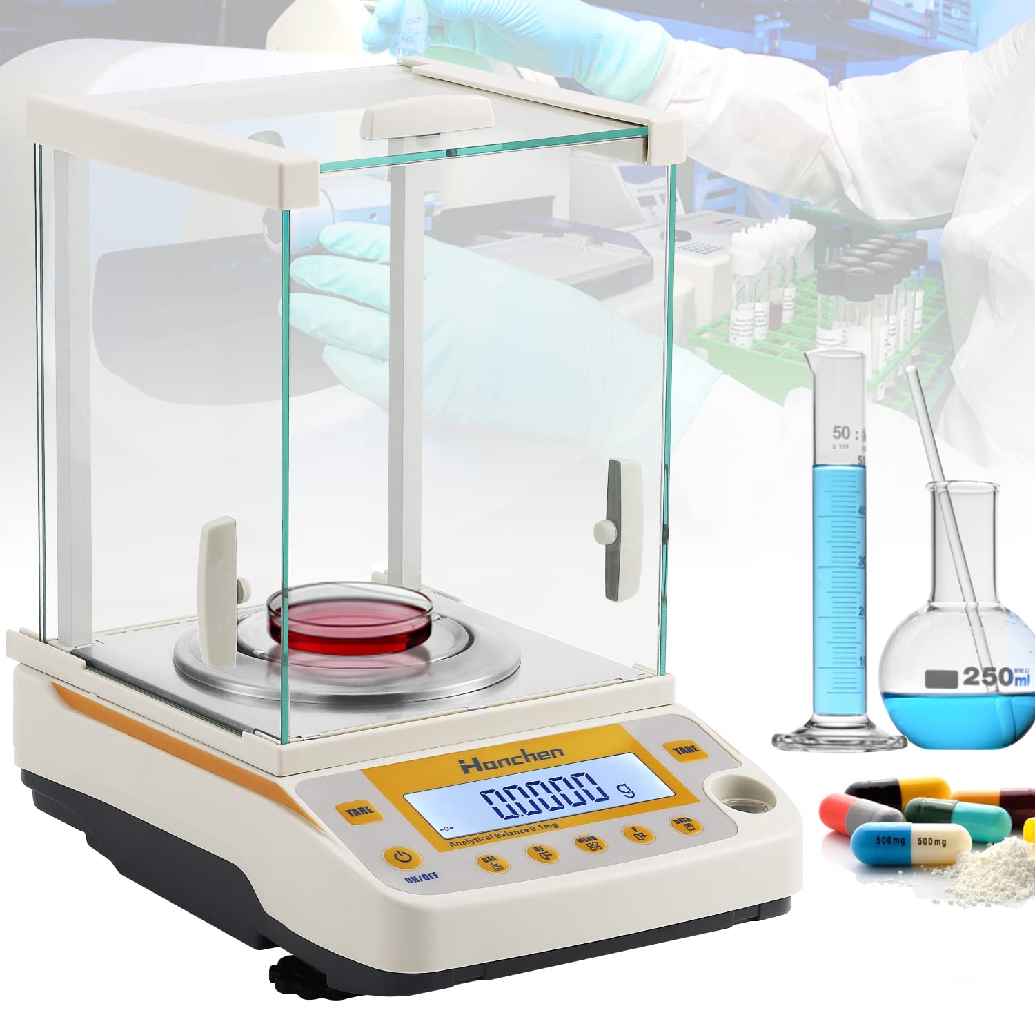 Electronic Analytical Balance I 0.1mg 220g Precise Digital