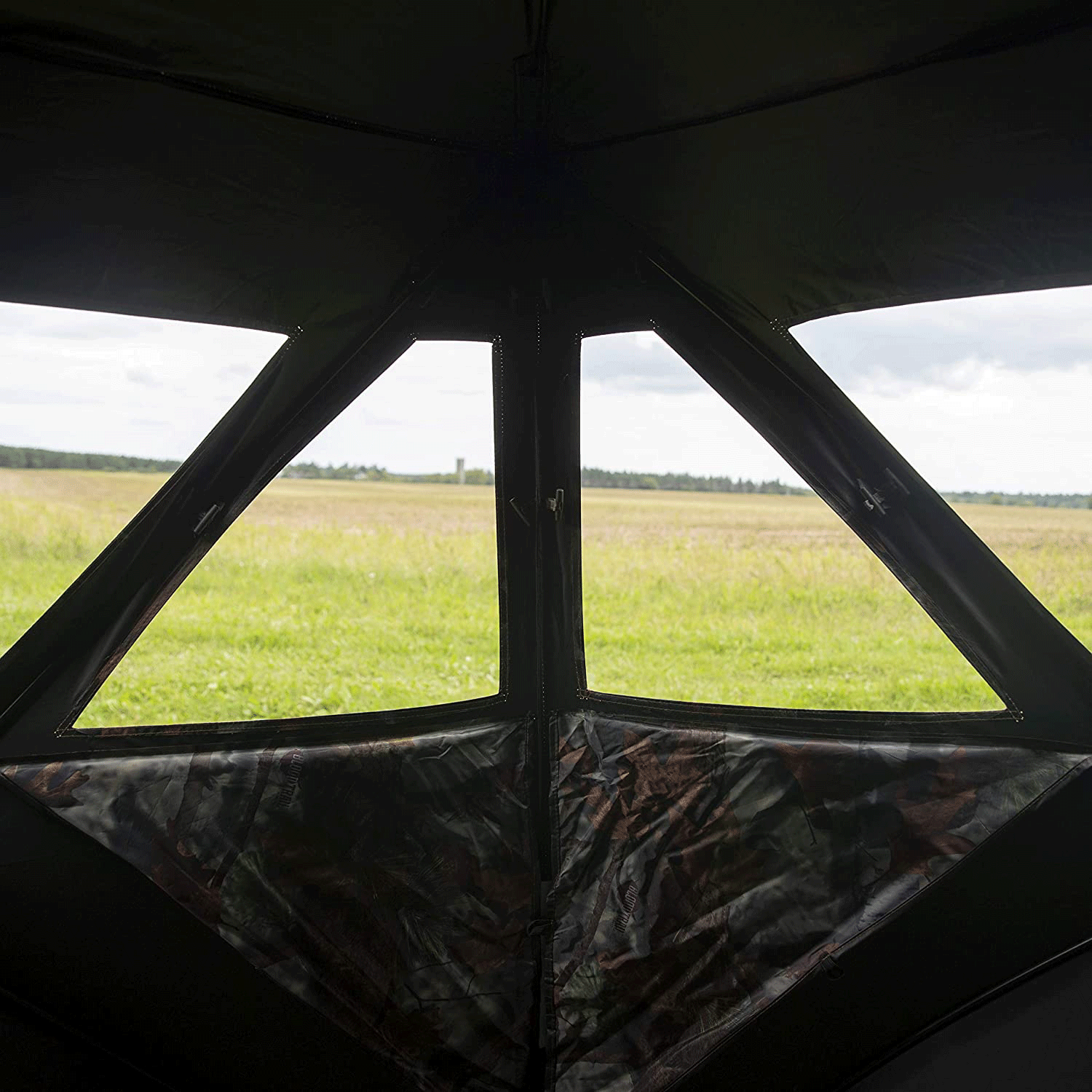 Hunting Blind 2 person Pop Up Shelter Bloodtrail Woodland