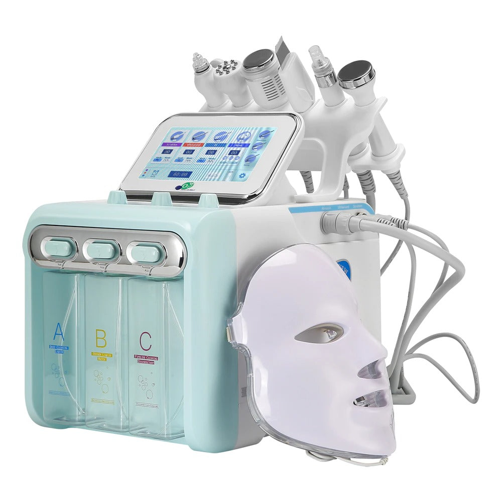 Hydrogen Oxygen 7 in 1 Small Bubble RF Beauty Machine I Face
