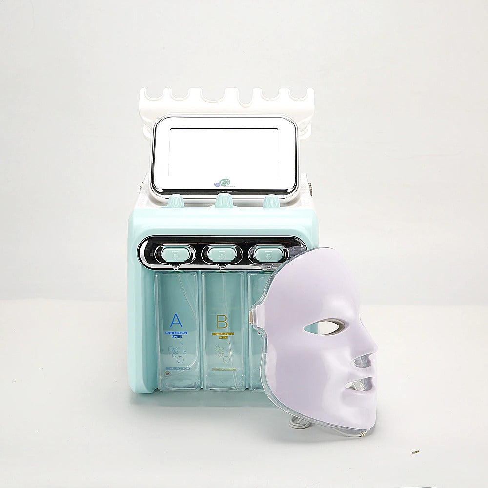 Hydrogen Oxygen 7 in 1 Small Bubble RF Beauty Machine I Face