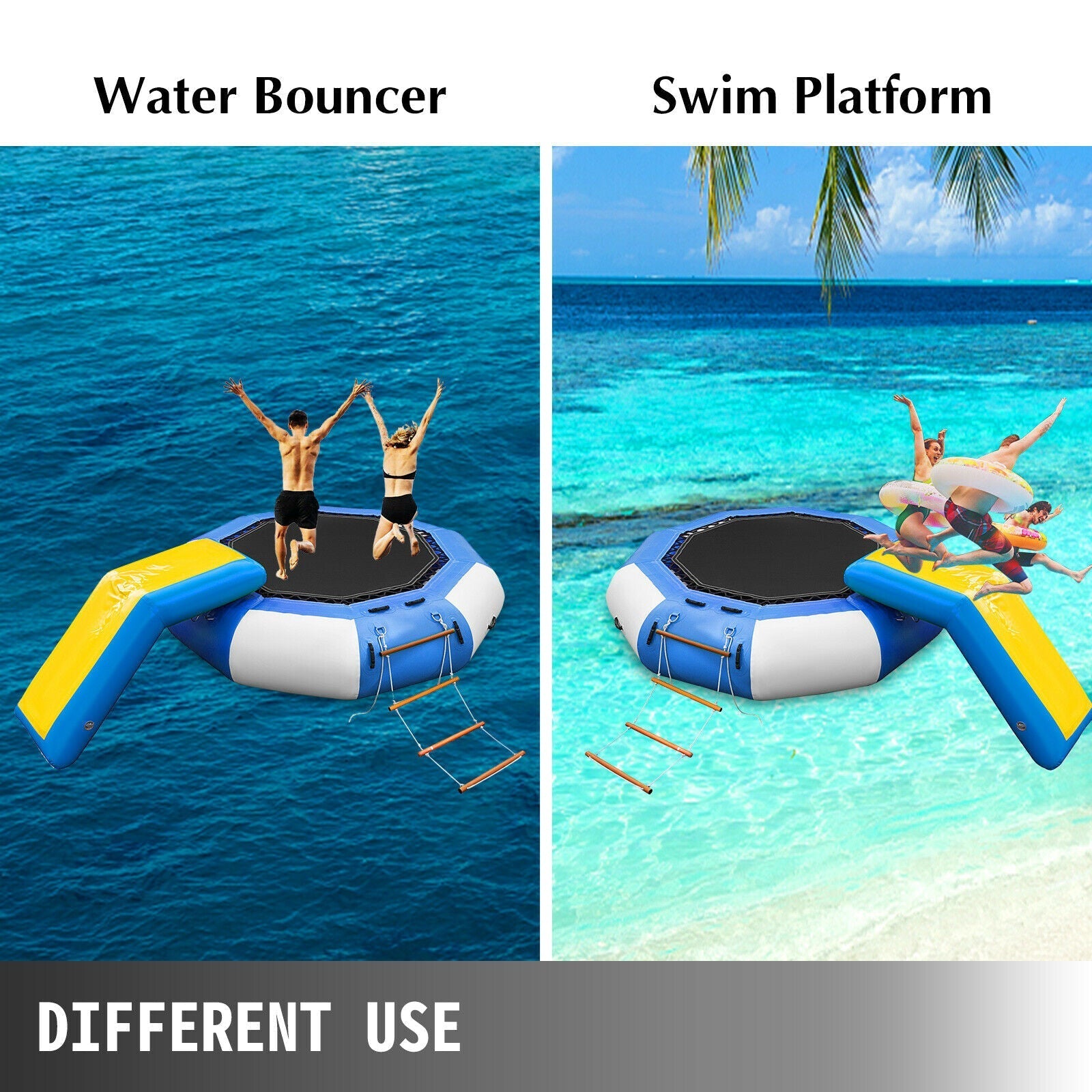 Inflatable Water Trampoline 10Ft Floated Water Bounce
