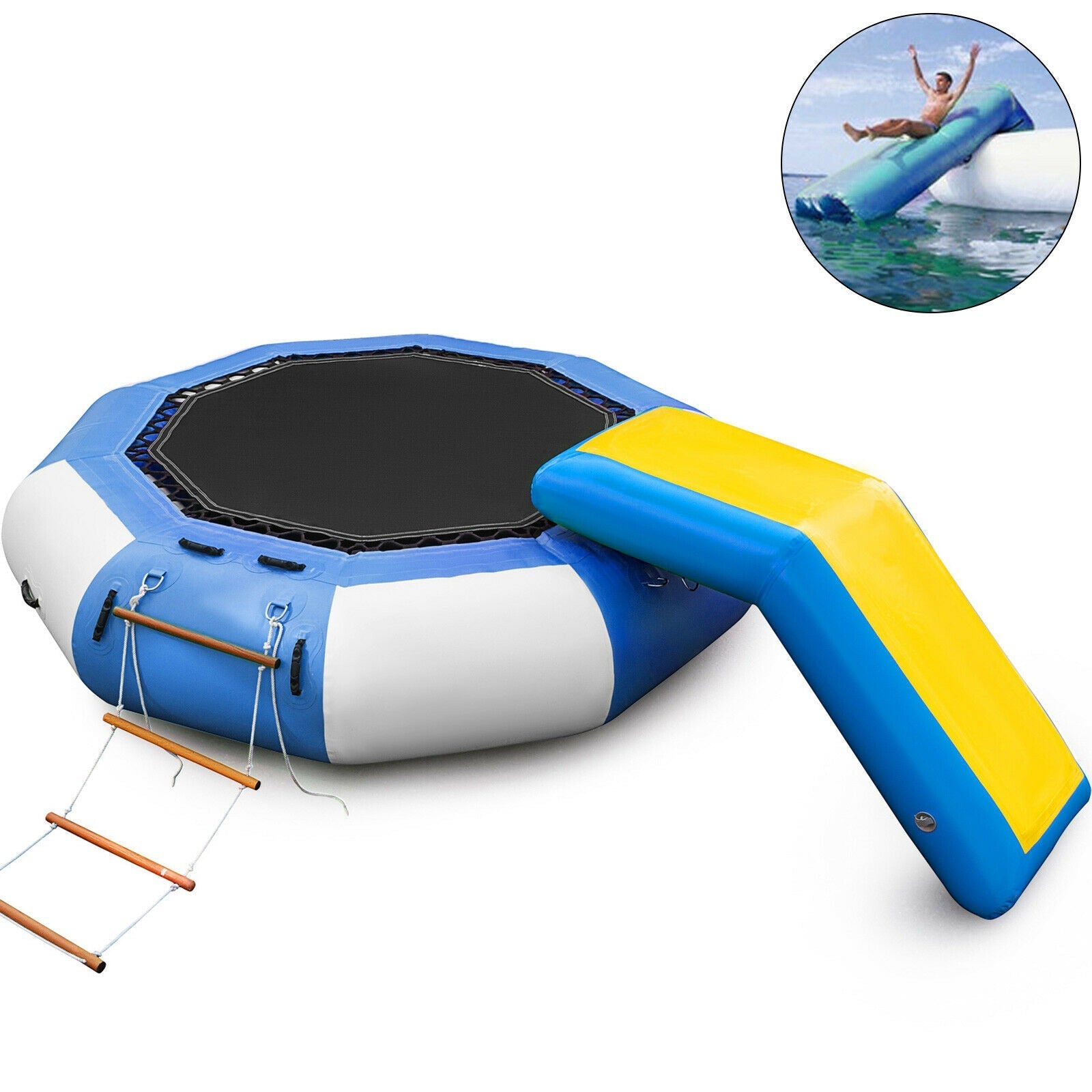 Inflatable Water Trampoline 10Ft Floated Water Bounce