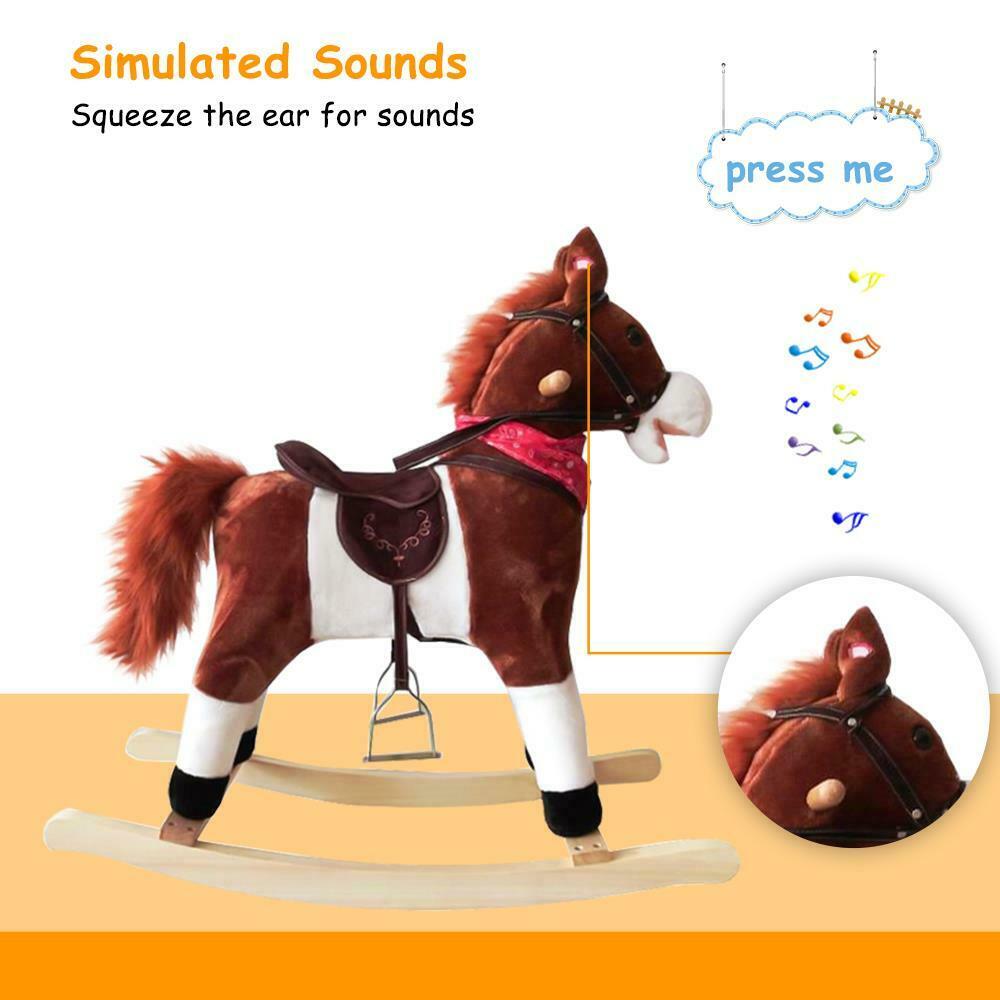 Kids Ride on Horse Rocking Horse Toy Rocker Seat Ride
