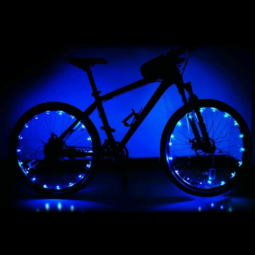 LED Bicycle Bike Cycling Rim String Lights Open & Close