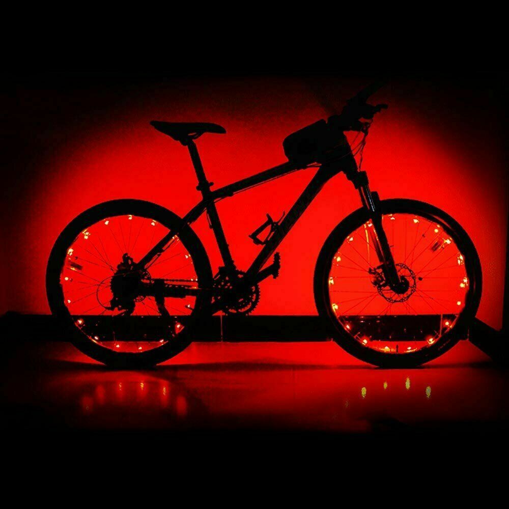 LED Bicycle Bike Cycling Rim String Lights Open & Close