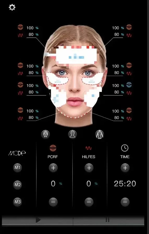 Anti-Aging Facial Lifting & Body Toning Instrument - Skin & Muscle Care Device for Youthful Appearance MP661200
