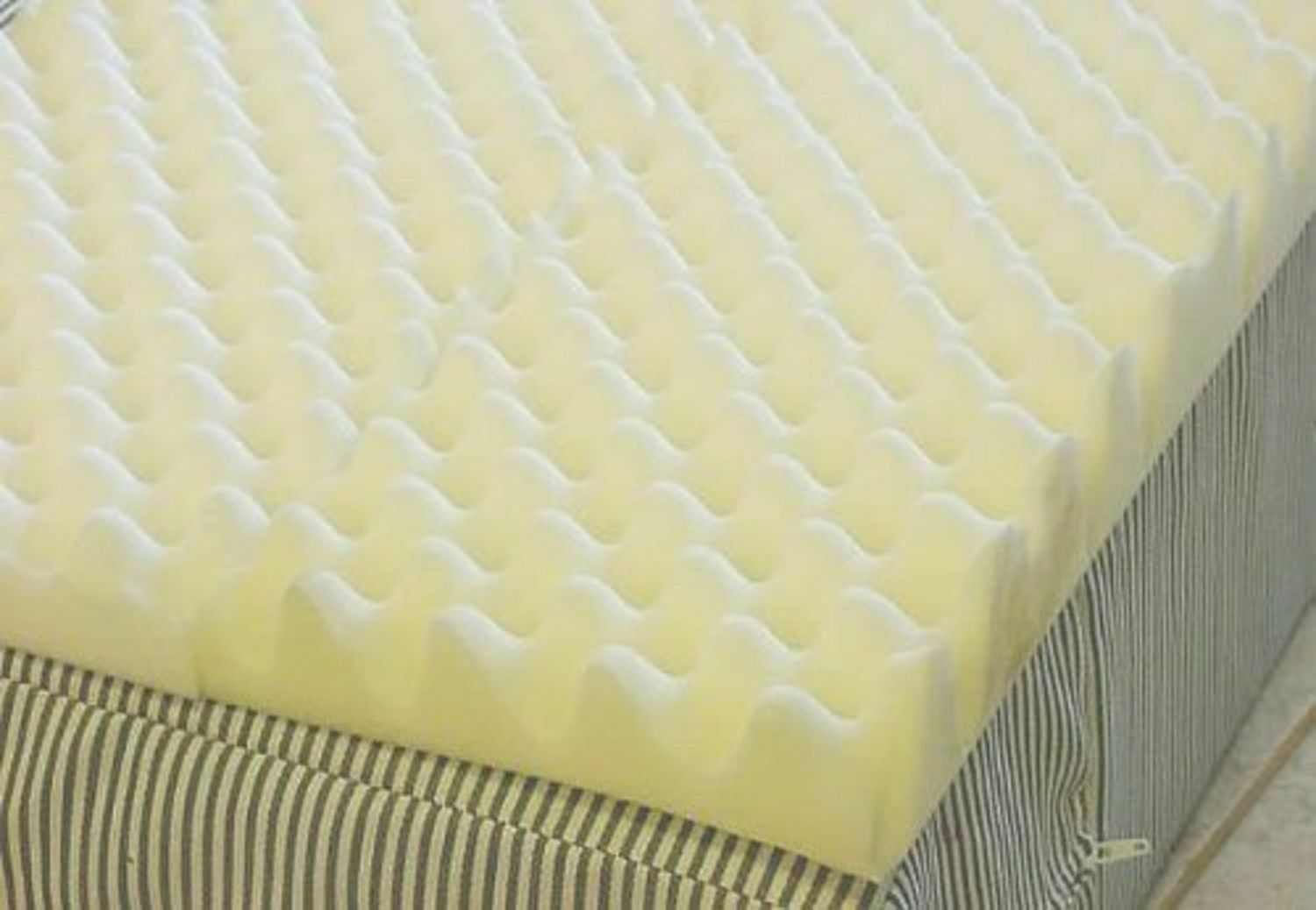 Mattress Topper 4 inch Foam Twin Bed Pad Mattress Egg Crate
