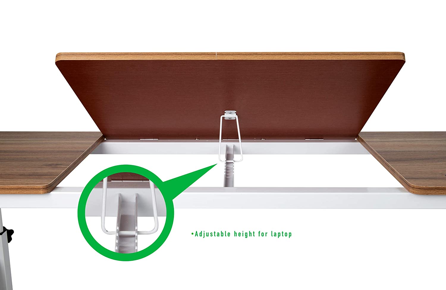 Over Bed Table Adjustable Home-Office-desks Brown - BED