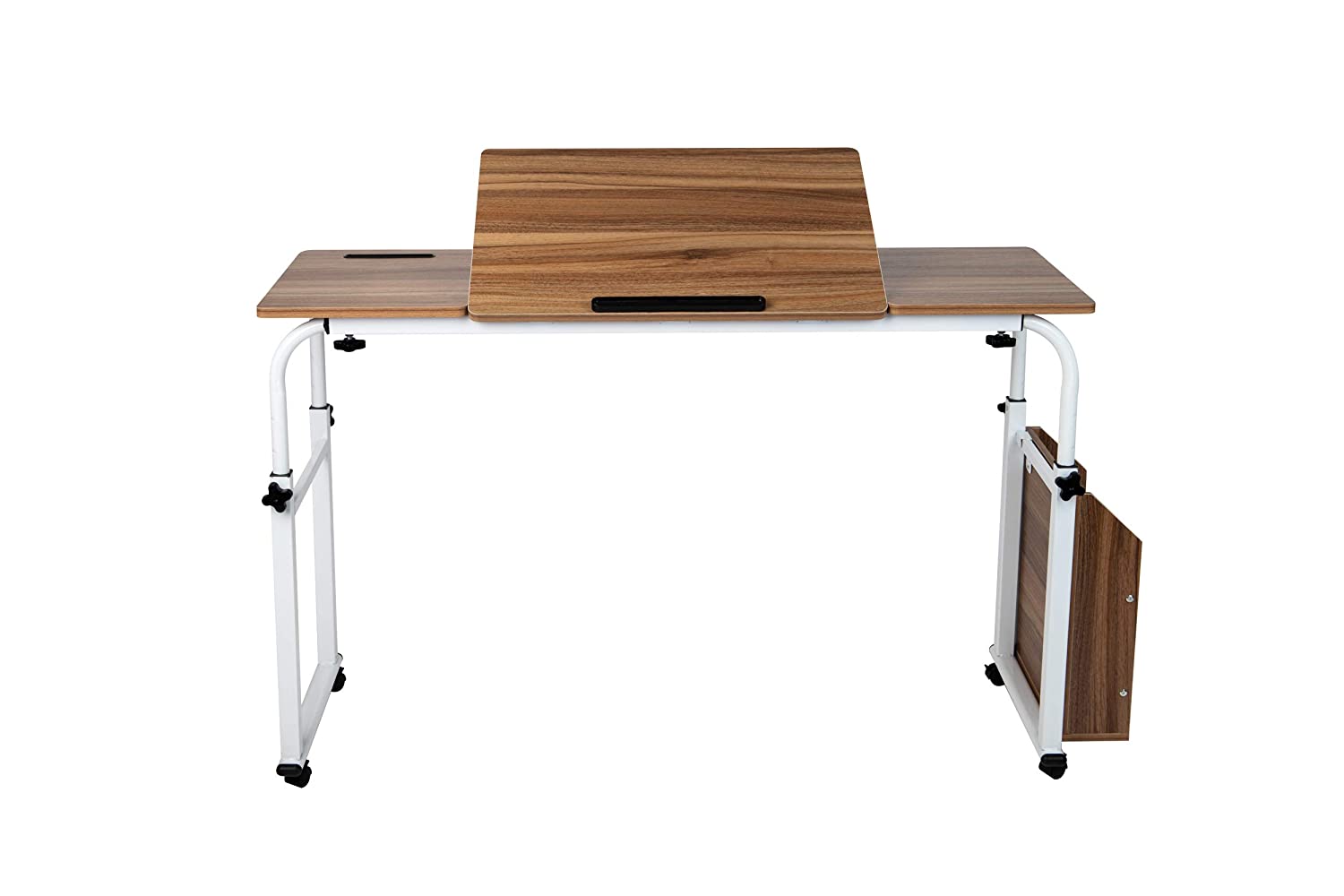 Over Bed Table Adjustable Home-Office-desks Brown - BED