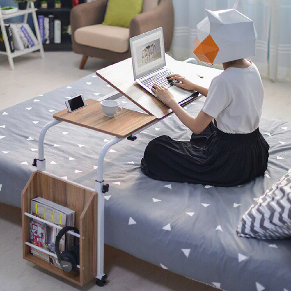 OverBed Hospital Computer Table Rolling Adjustable Laptop