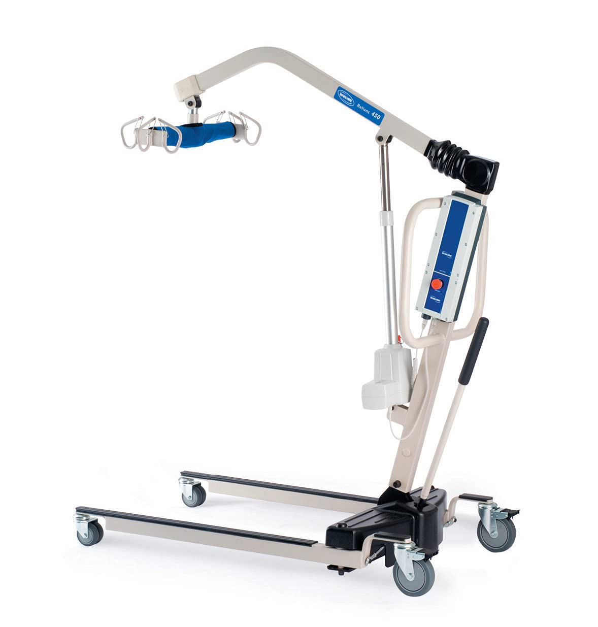 Patient Lift Battery-Powered with Power-Opening Low Base