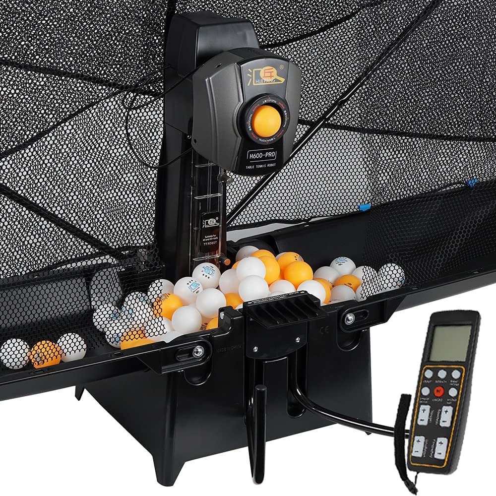 Ping Pong Robot Machine with 36 Different Spin Balls for