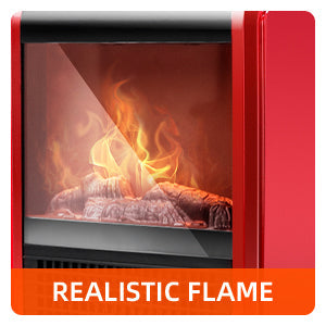 Portable Fireplace Heater - Electric Freestanding Space