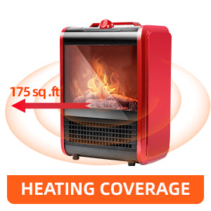 Portable Fireplace Heater - Electric Freestanding Space