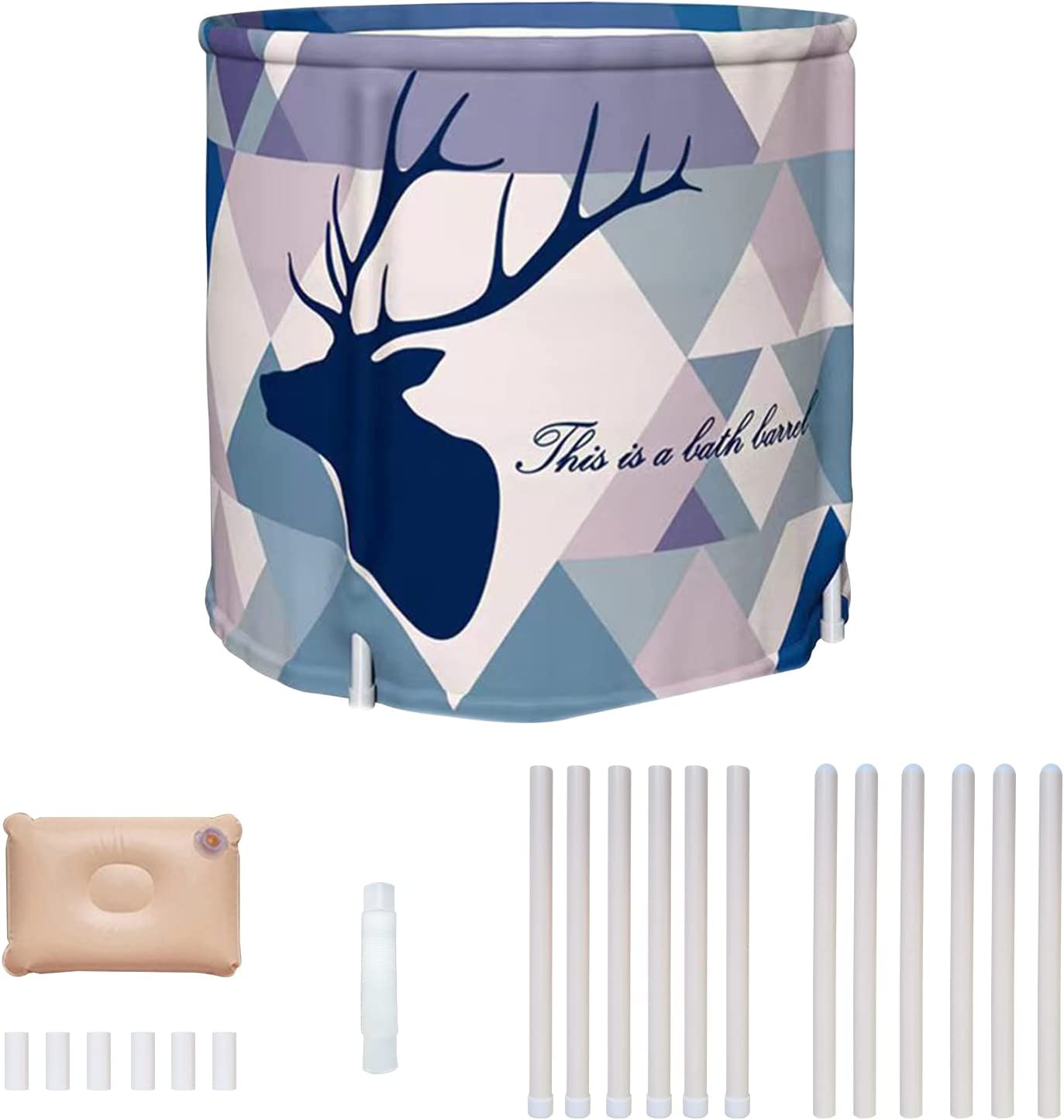 Portable Foldable Bathtub Kit I Soaking Hot Bathtub for