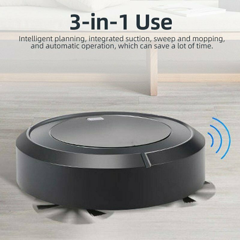 Robot Vacuum Cleaner Auto Cleaning Microfiber Mop Floor