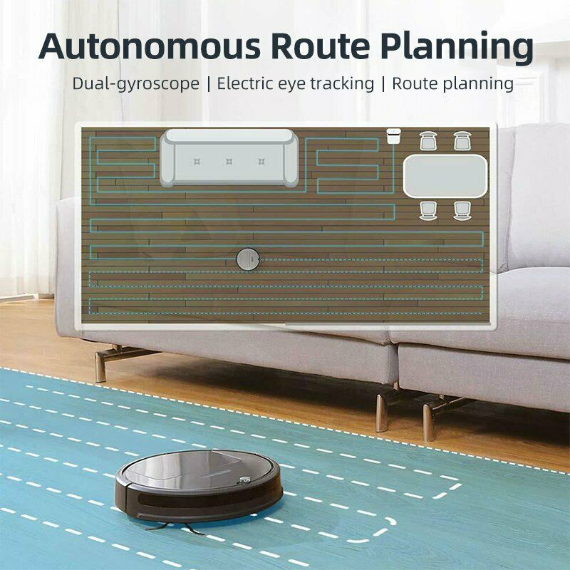 Robot Vacuum Cleaner Auto Cleaning Microfiber Mop Floor