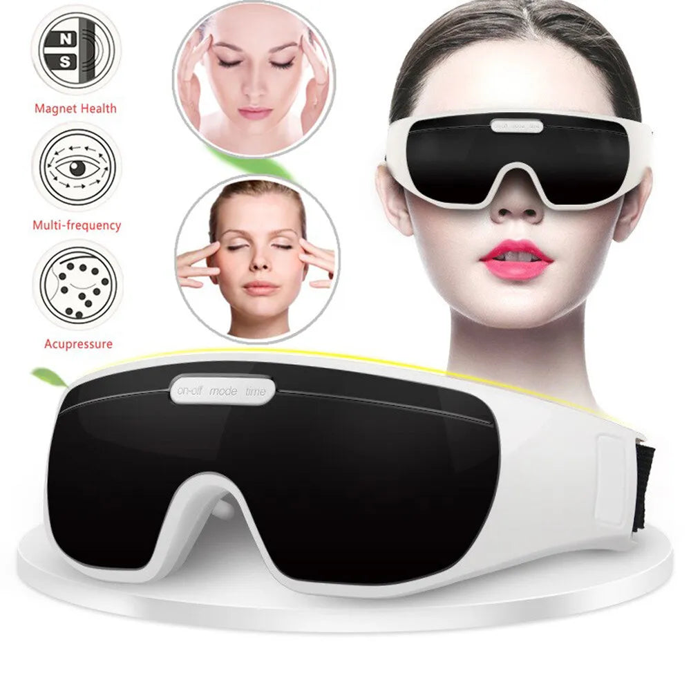 Electric Eye Massager I Magnetic Vibration Technology for Pain Relief and Fatigue Reduction