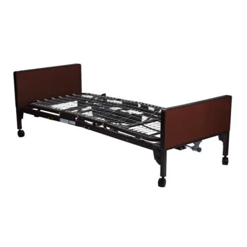 Full Electric Homecare Bed with Full Rail & Foam Mattress - Complete Comfort Solution