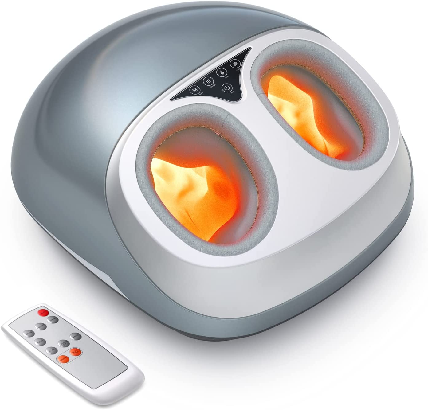 Shiatsu Foot Massager Machine with Heat Deep Kneading Therap