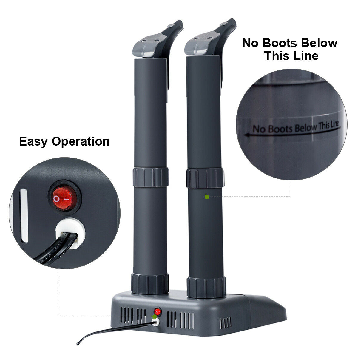 Shoe Dryer Electric Boot Warmer Rack - Shoe Dryers