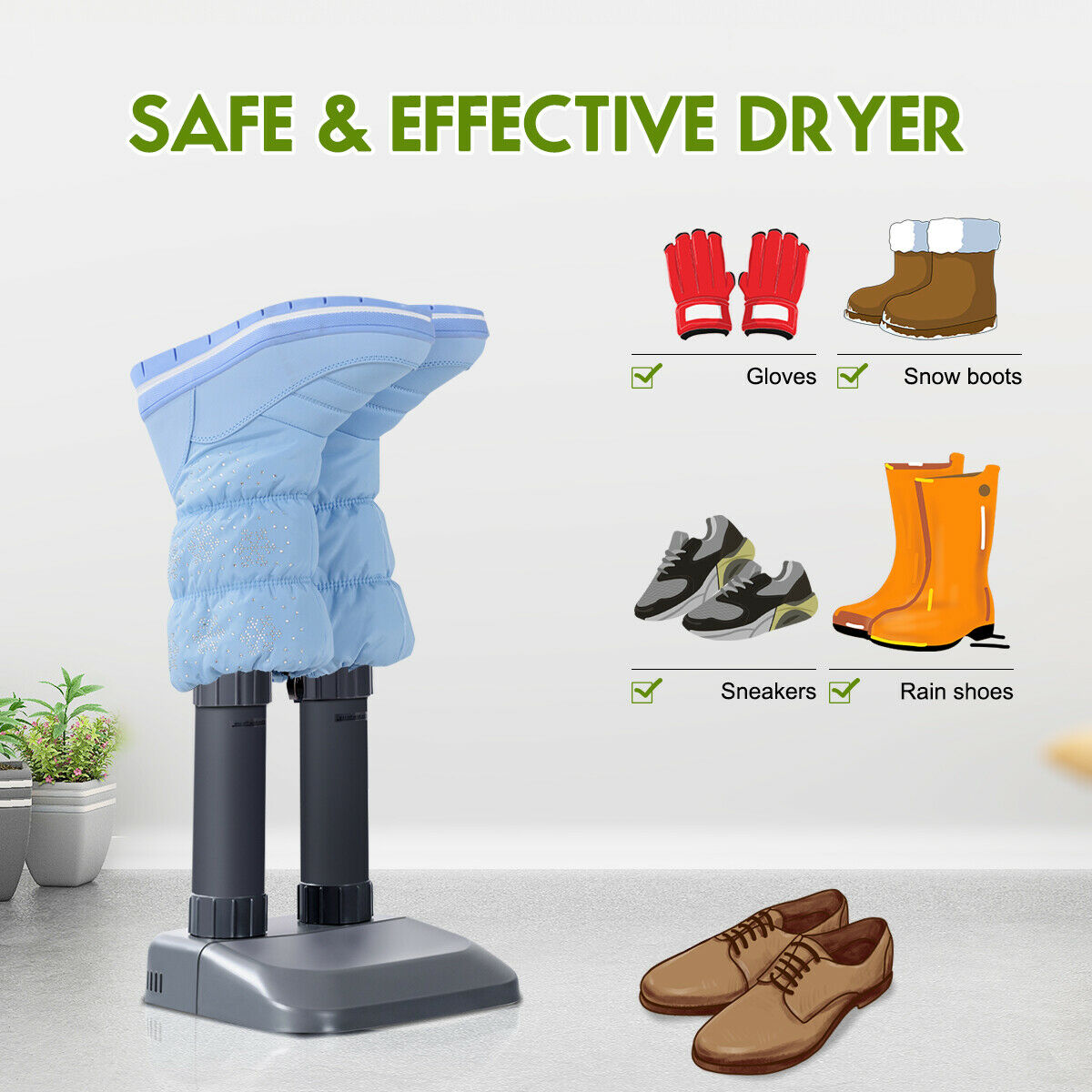 Shoe Dryer Electric Boot Warmer Rack - Shoe Dryers
