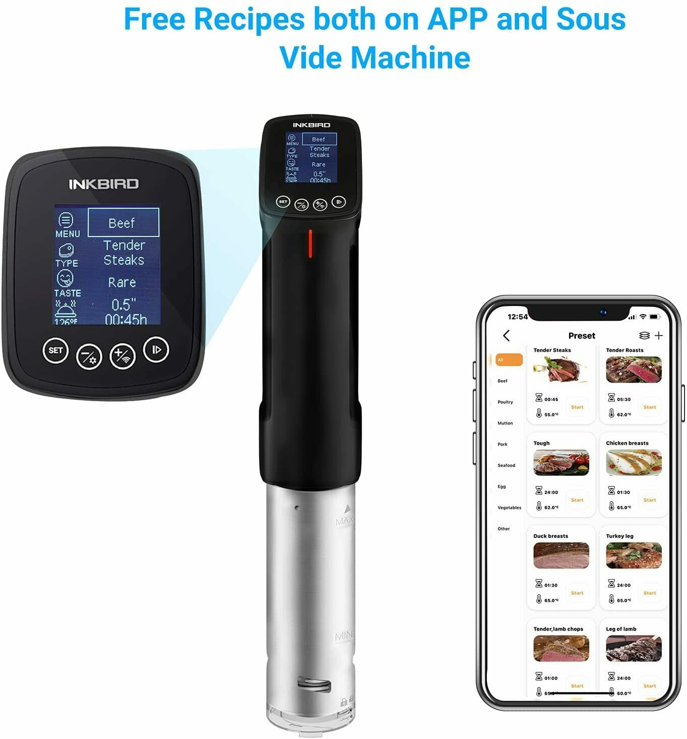 Sous Vide Cooker Precision Cookers WiFi Immersion Circulator