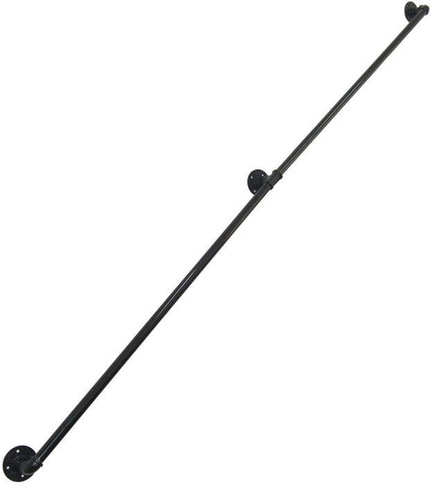 Staircase Railing 5FT-16FT Wall Mount Pipe Handrail for