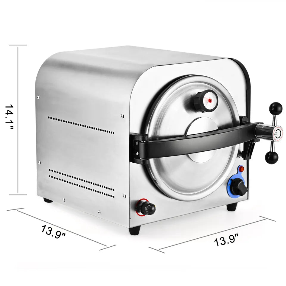 Experience Precision Sterilization: 14L Autoclave Steam Sterilizer for Dental and Medical Equipment – Automatic and Reliable